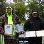 Boat boys awarded Dave Miller and Shawn Magors with a $500 Gift certificate for their accomplishment of winning the Central Ohio Division points race.