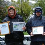 Boat boys awarded Jim Hite And Brian Caudill each with a $500 Gift certificate for their accomplishment of winning the Muskingum Divisions points race